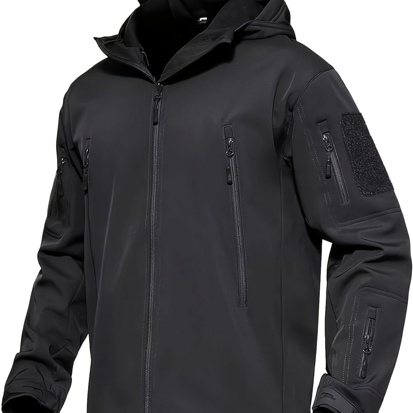 Men's Tactical Outdoor Mountaineering Coat - Windproof & Waterproof Hiking Jacket