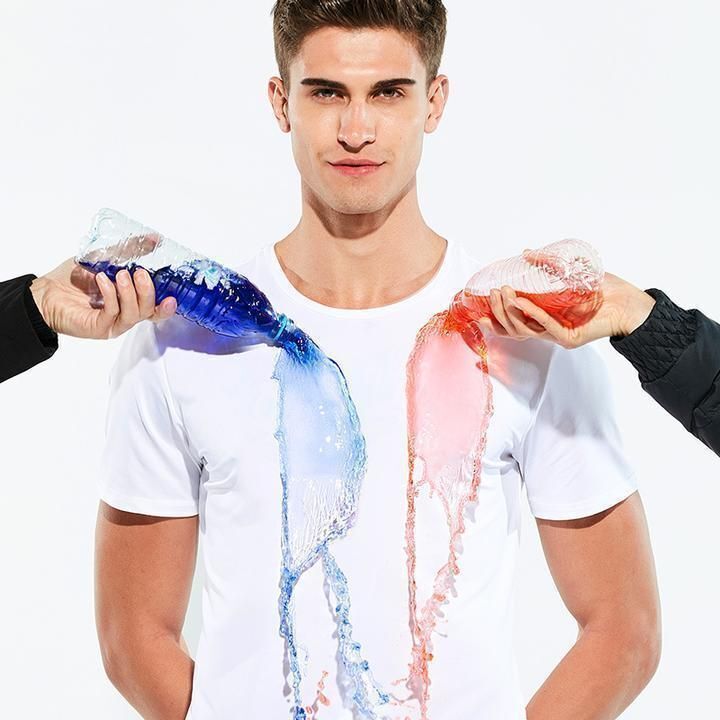 Anti-Schmutz Hydrophobes T-Shirt 