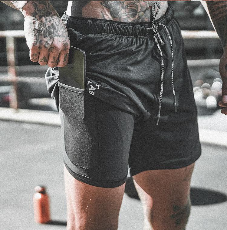 Shorts mit sicherer Tasche 